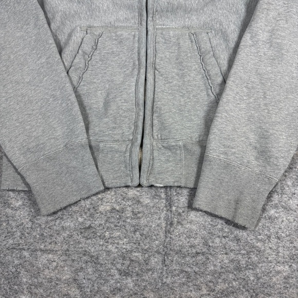 Abercrombie & Fitch Men's Y2K Light Gray High Neck Zip Up Jacket Size XL - Picture 4 of 16
